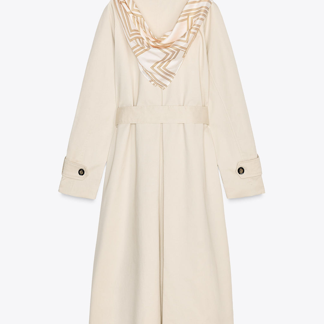 Moudda ZARA - Trench Long Coton - Foulard Multi-usage - Tunisie 2