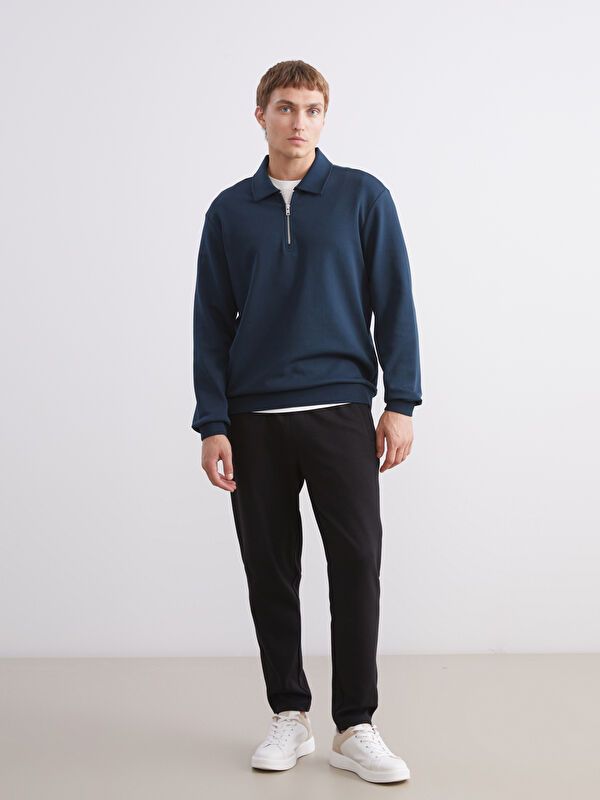 Moudda LC Waikiki - Sweatshirt en jersey couleur Bleu pétrol pour hommes - Tunisie 2