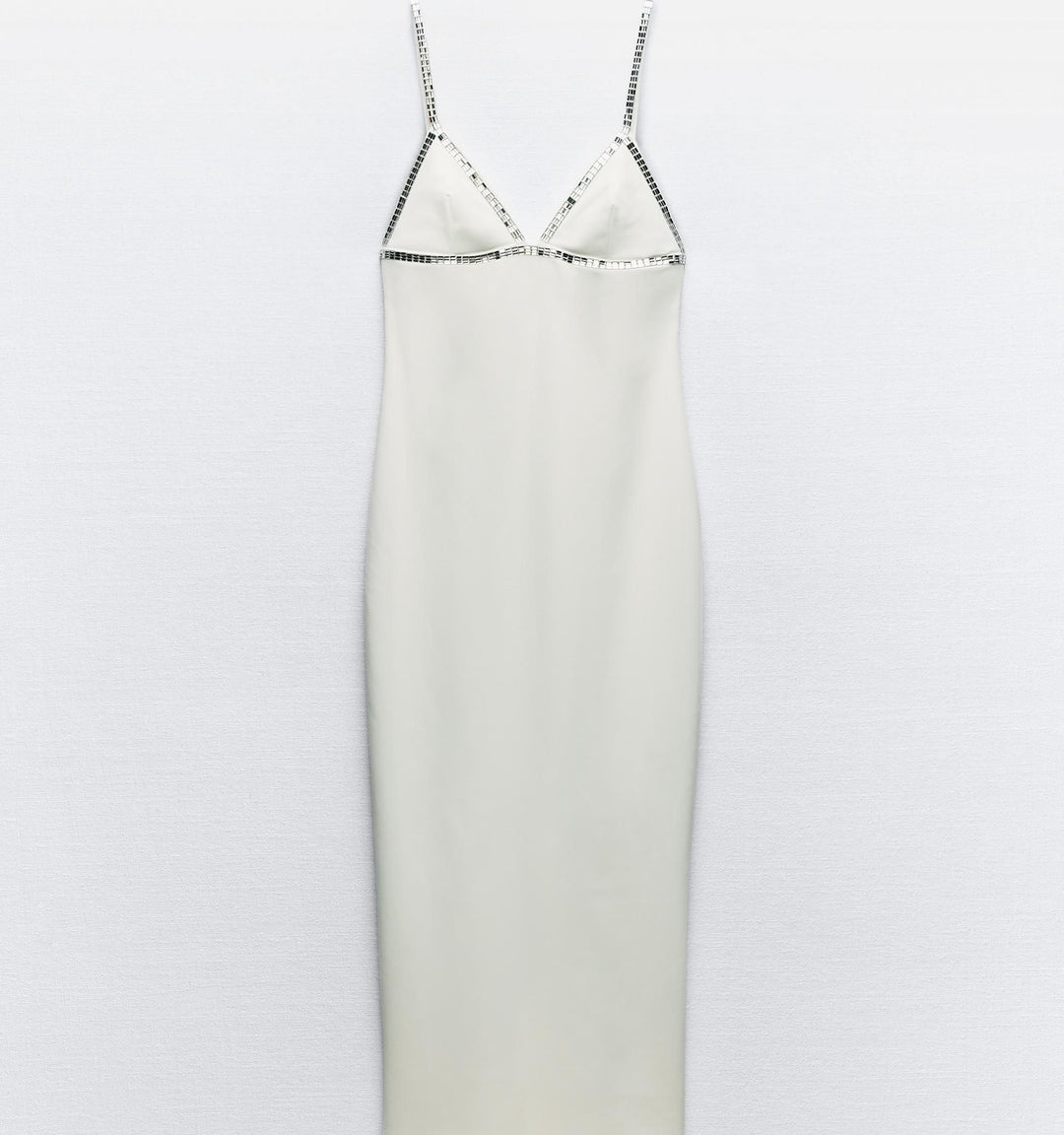 Moudda ZARA - Robe mi-longue élastique, bretelles, triangles brillants - Tunisie 1