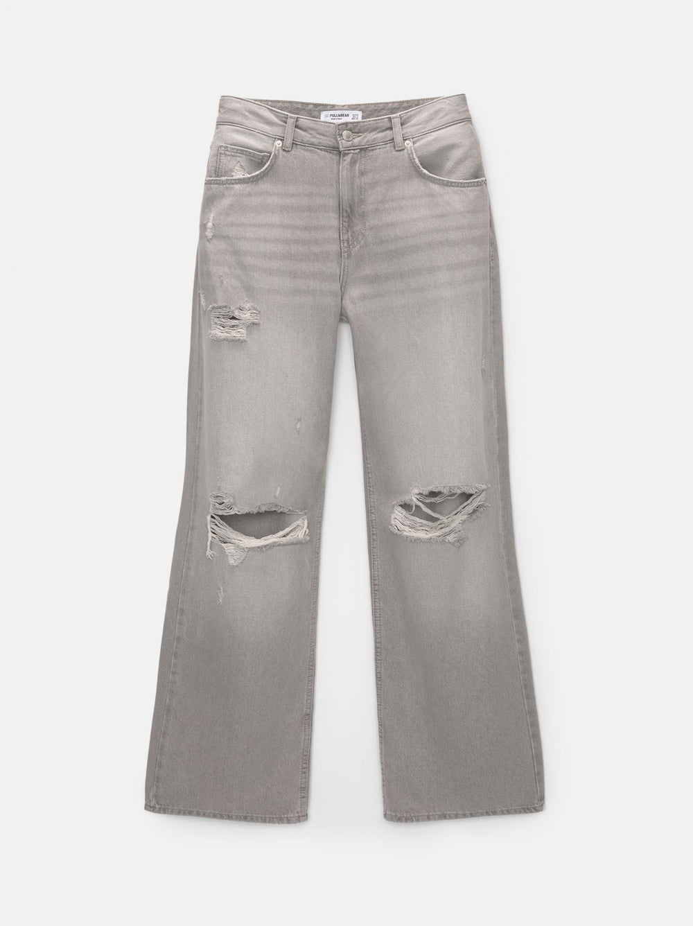 Moudda PULL & BEAR - Pantalon Denim Droit Baggy Extra Déchiré - Tunisie 3