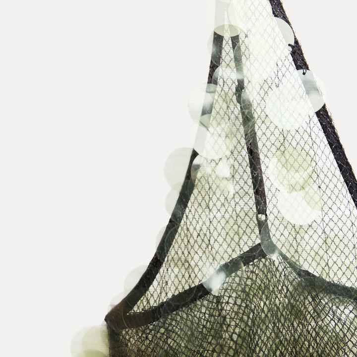 Moudda ZARA - Robe fines bretelles pailletée couleur - Tunisie 3