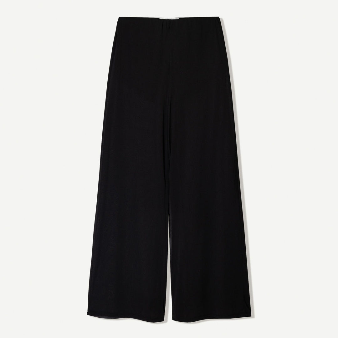 Moudda BERSHKA - Pantalon Wide Leg Crêpe - Transparence - Tunisie 1