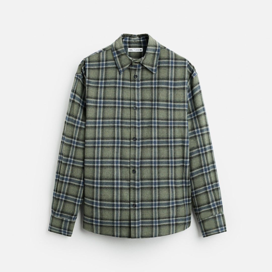 Moudda ZARA - Chemise - Carreaux Verts - Tunisie 1