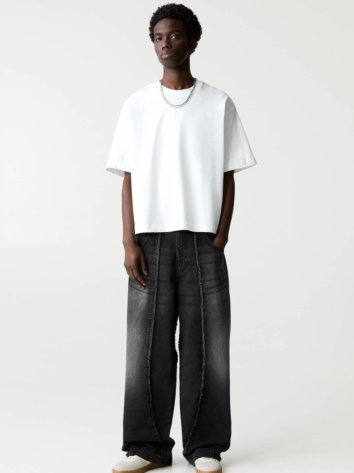 Moudda PULL & BEAR - Pantalon Denim - Coupes Brutes - Tunisie 2