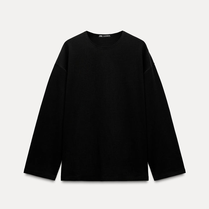 Moudda ZARA - T-shirt Coton Manches Longues Clean - Tunisie 2