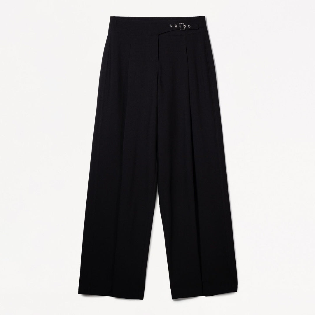 Moudda BERSHKA - Pantalon Polyviscose - Pinces & Boucle - Tunisie 1