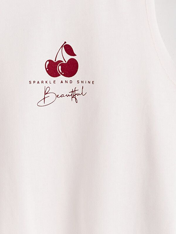 Moudda LC Waikiki - Sans manches en jersey pour Fille couleur Crème - Tunisie 3