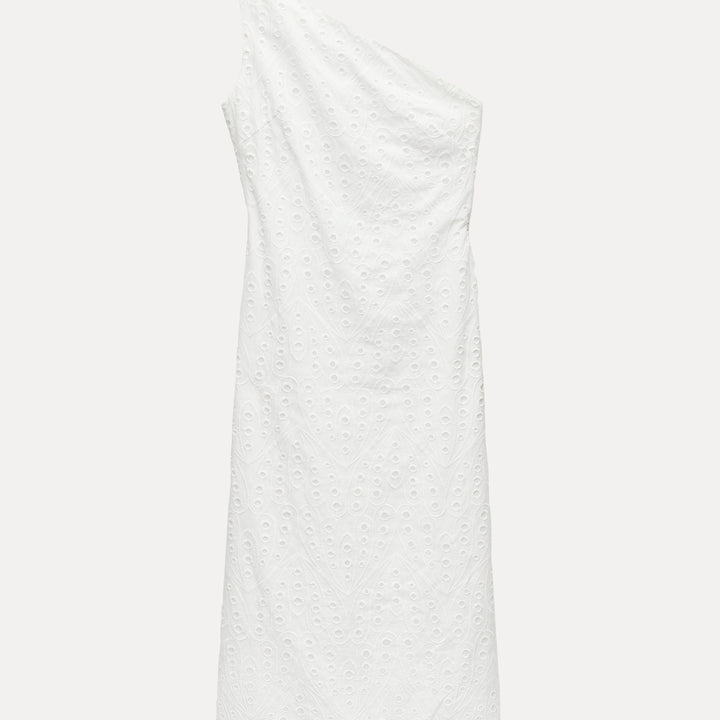 Moudda ZARA - Robe asymétrique Schiffli - Tunisie 2