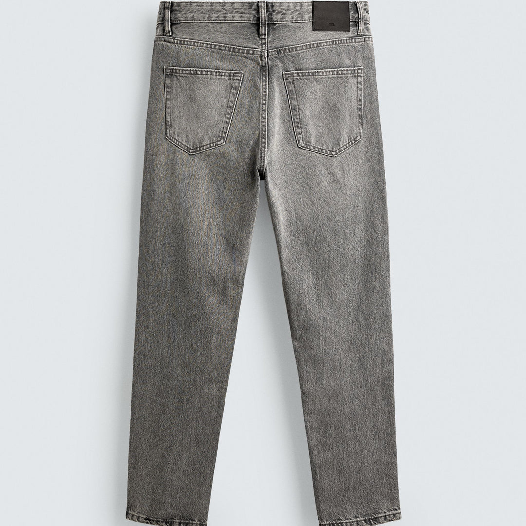Moudda ZARA - Pantalon Denim Gris - Ceinture (Reworking Classics) - Tunisie 2