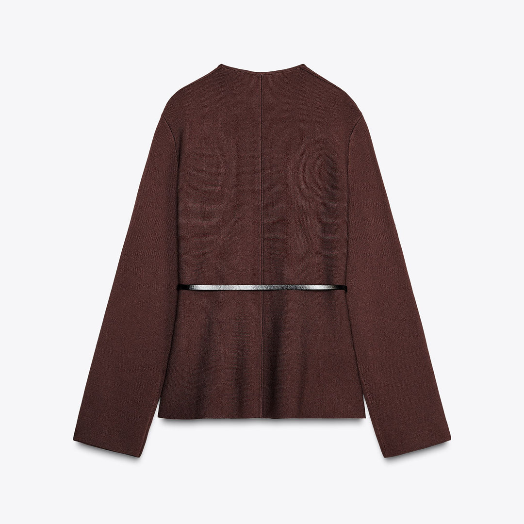 Moudda ZARA - Veste Marron - Ceinture - Tunisie 2