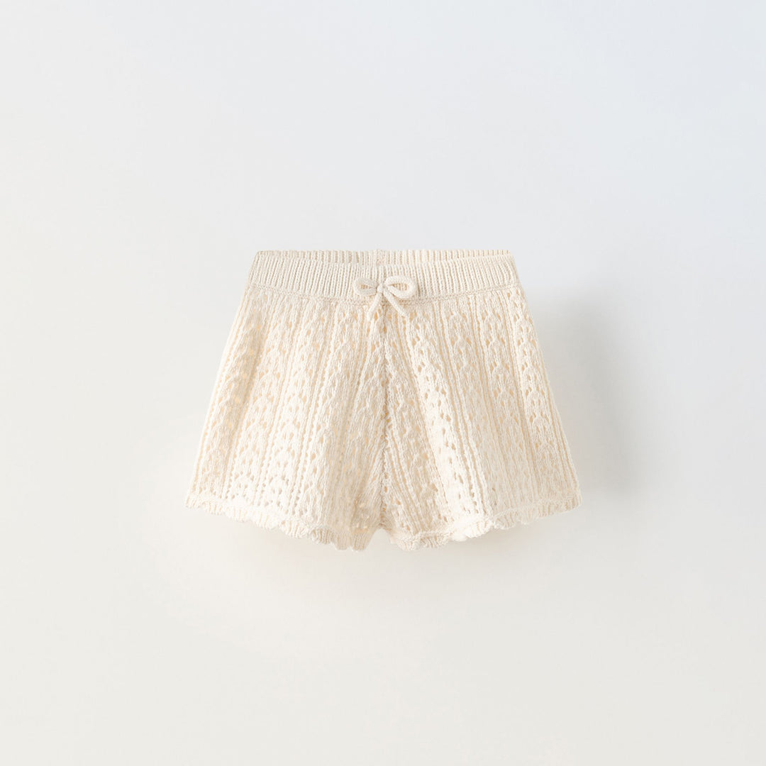 Moudda ZARA - Short maille enfant Twinset nœuds crudo - Tunisie 2