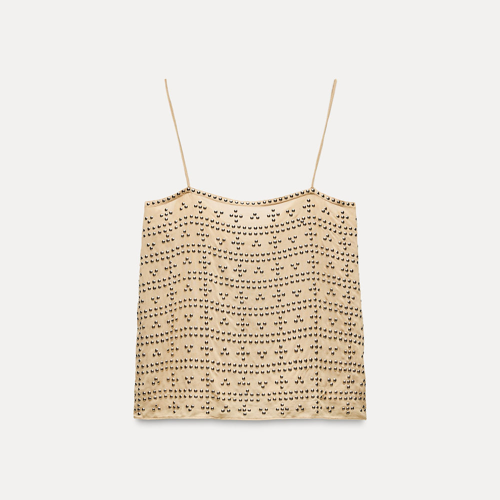 Moudda ZARA - Top fines bretelles clouté - Tunisie 2