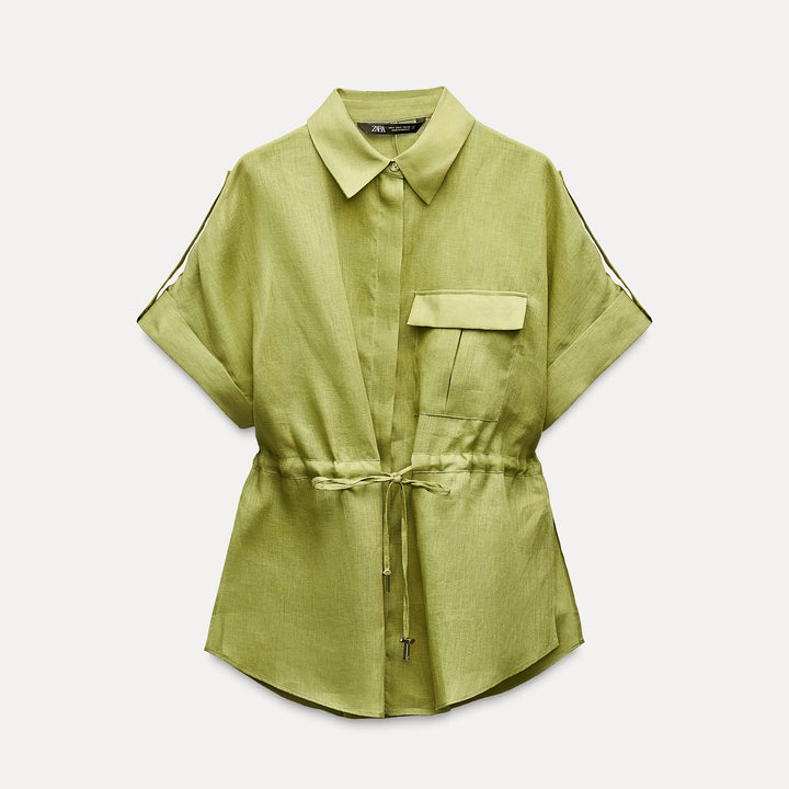 Moudda ZARA - Set chemise safari passants manches ceinture - Tunisie 2