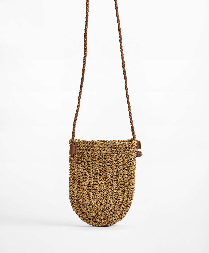 Moudda Oysho - Petit Sac Porte-Téléphone avec Anse Tressée - Tunisie 1