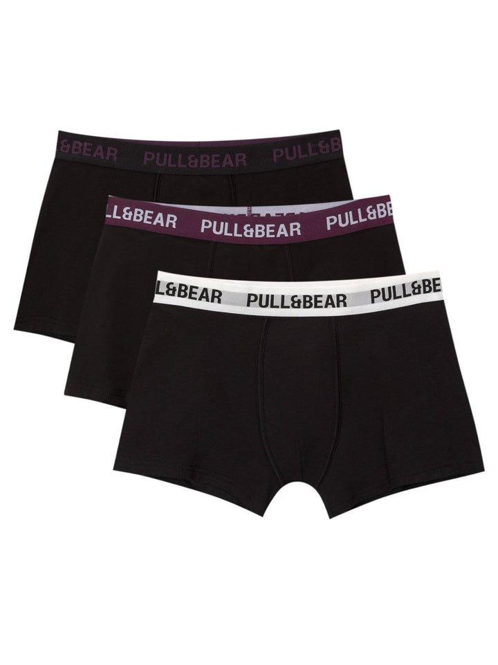 Moudda PULL & BEAR - Boxer - Carreaux (Blanc/Marine/Noir) - Tunisie 1