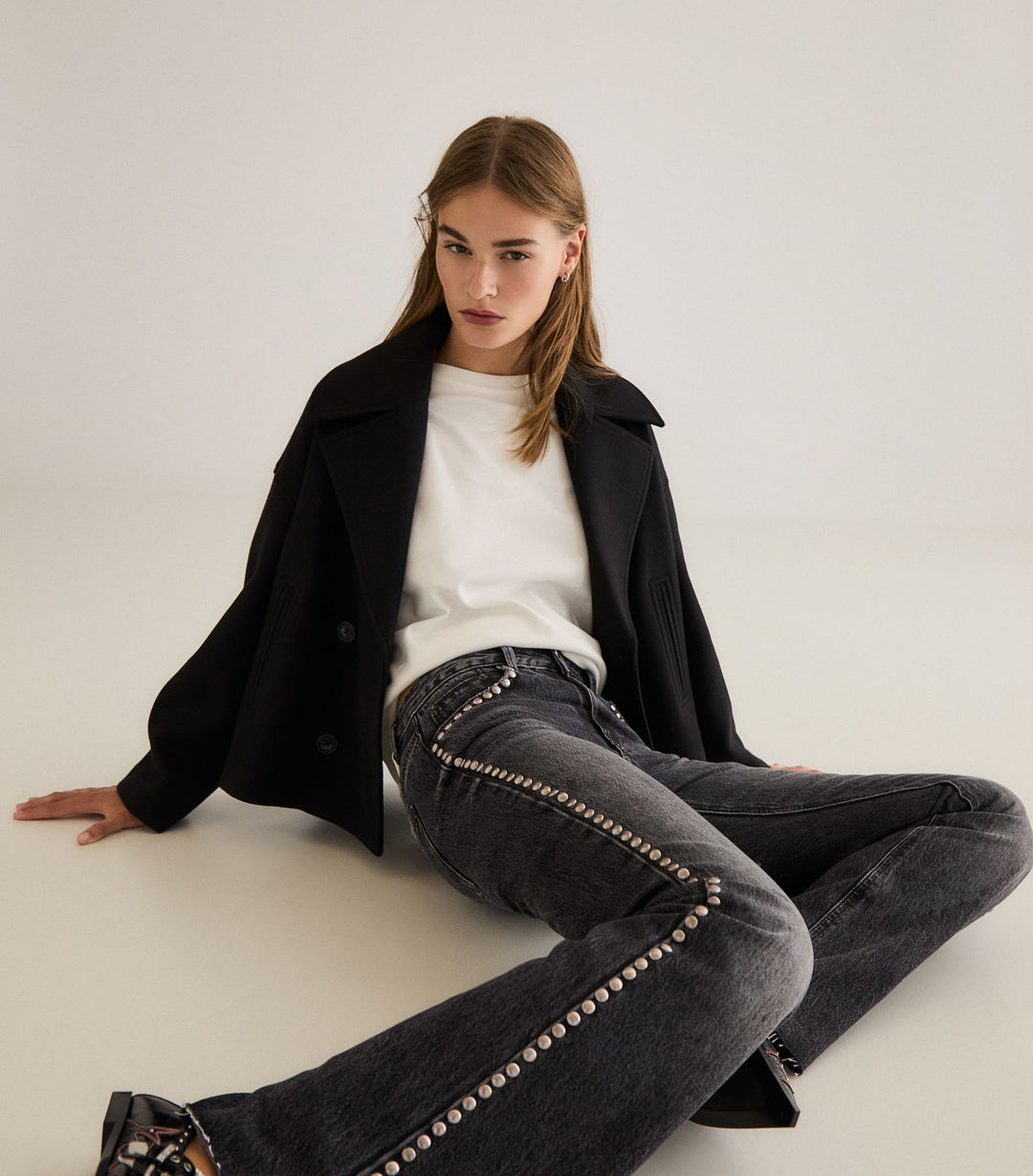 Moudda STRADIVARIUS - Ballerines avec Coutures Cowboy - Tunisie 1