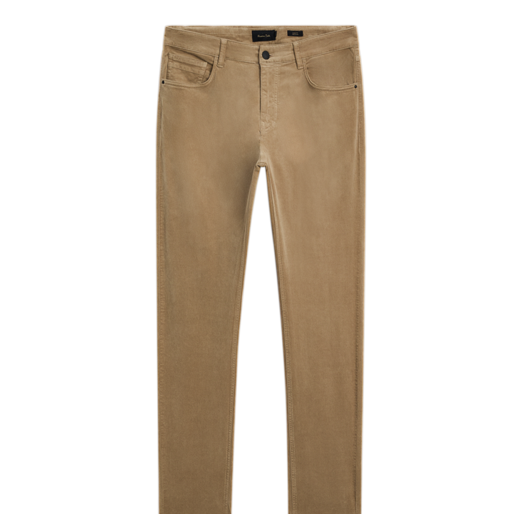Moudda Massimo Dutti - Pantalon jean velours côtelé diagonal coupe slim - Tunisie 1