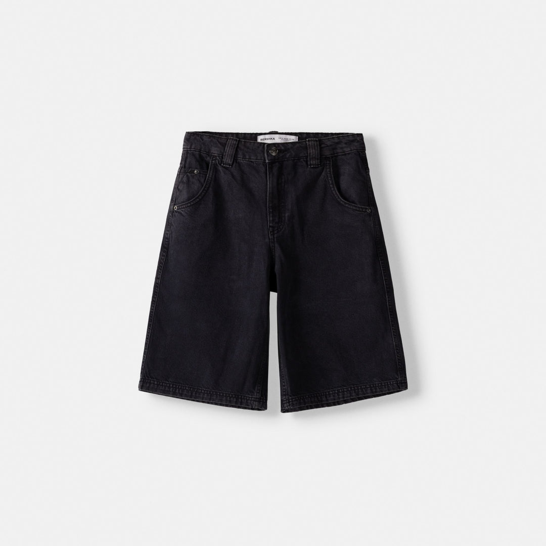 Moudda BERSHKA - Short en sergé uni et imprimé léopard - Tunisie 1