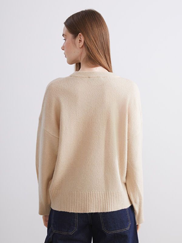 Moudda LC Waikiki - Pull en tricot Femme Vison - Tunisie 4