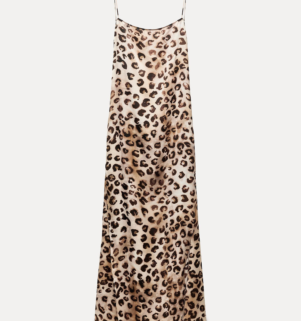 Moudda ZARA - Robe de soie imprimée animalier - Tunisie 2