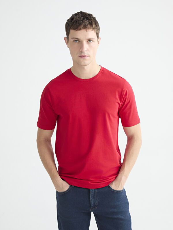 Moudda LC Waikiki - T-shirt basique col rond manches courtes en jersey pour Homme - Tunisie 1