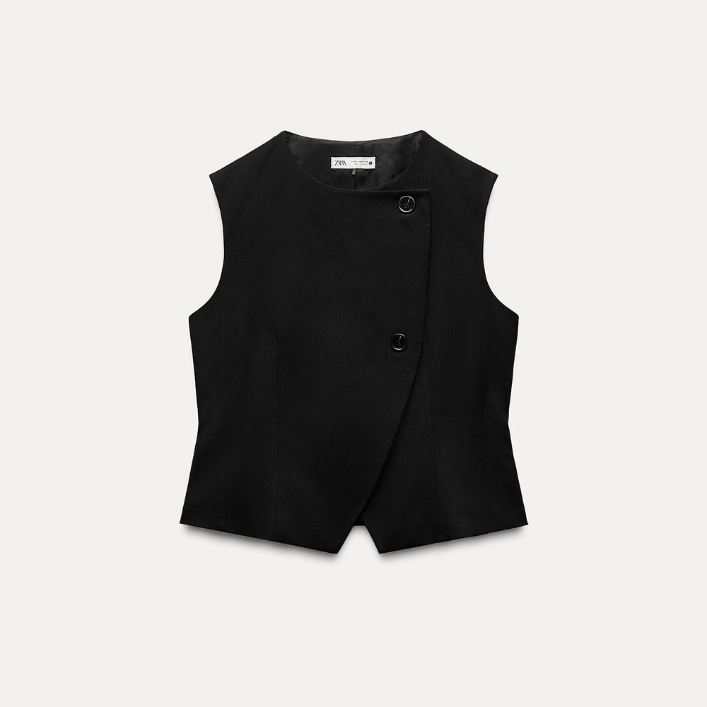 Moudda ZARA - Set gilet-top croisé boutons - Tunisie 2