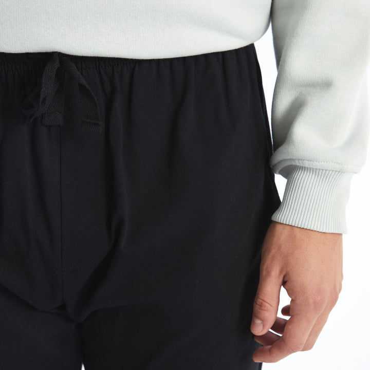 Moudda LC Waikiki - Bas pyjama jersey long Homme Noir - Tunisie 3