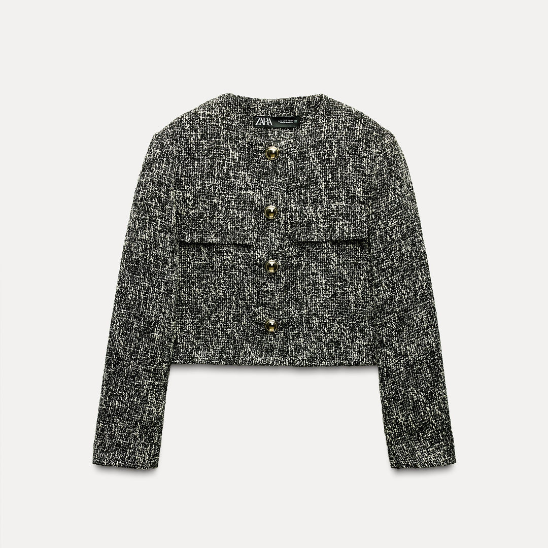 Moudda ZARA - Ensemble blazer tissé, poches à rabat - Tunisie 1