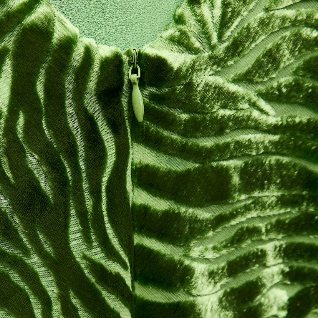 Moudda ZARA - Robe mi-longue dévorée fines bretelles col en V rond - Tunisie 4