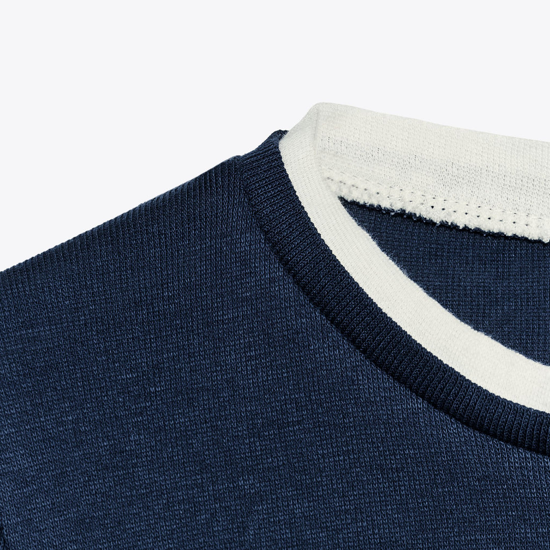 Moudda ZARA - T-Shirt - Effet Double (Marine) - Tunisie 3