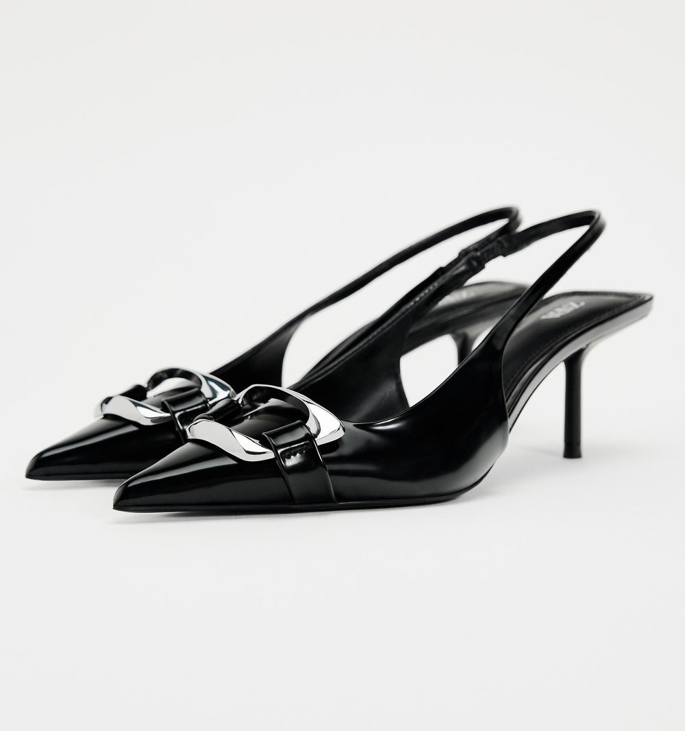 Moudda ZARA - Mocassins talon pièce métallique - Tunisie 2