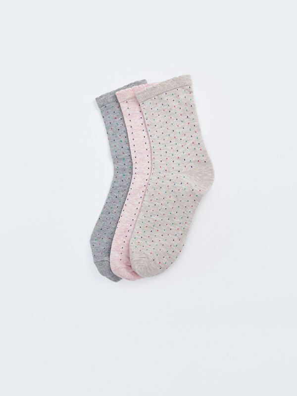 Moudda LC Waikiki - Chaussettes courtes Femme Mélange beige - Tunisie 2