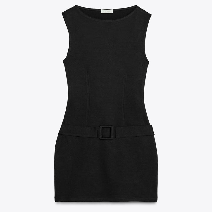 Moudda ZARA - Robe - Manches Courtes, Col Rond & Ceinture - Tunisie 1