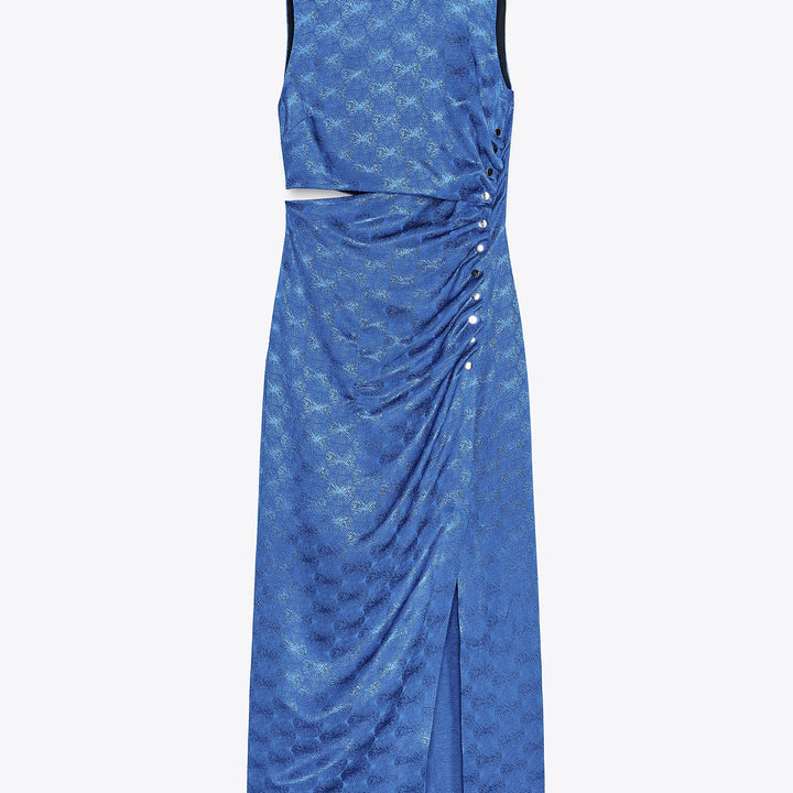 Moudda ZARA - Robe Midi Jacquard - Manches Courtes & Snaps - Tunisie 1