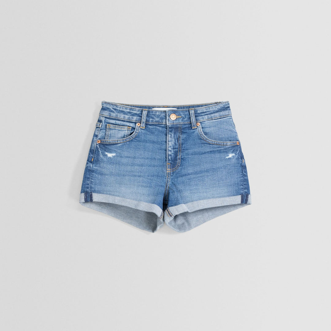Moudda BERSHKA - Short en jean avec revers - Tunisie 1