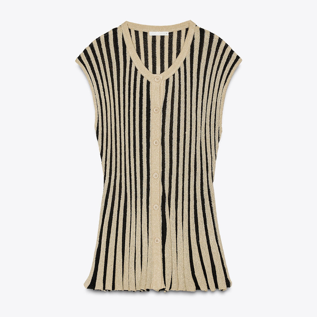 Moudda ZARA - Veste - Tissu Coupé & Rayures - Tunisie 1