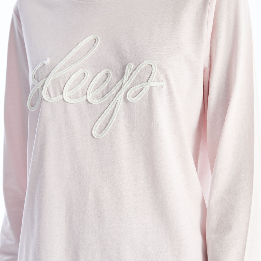 Moudda LC Waikiki - Pyjama en jersey manches longues Femme Mélange rayé - Tunisie 3