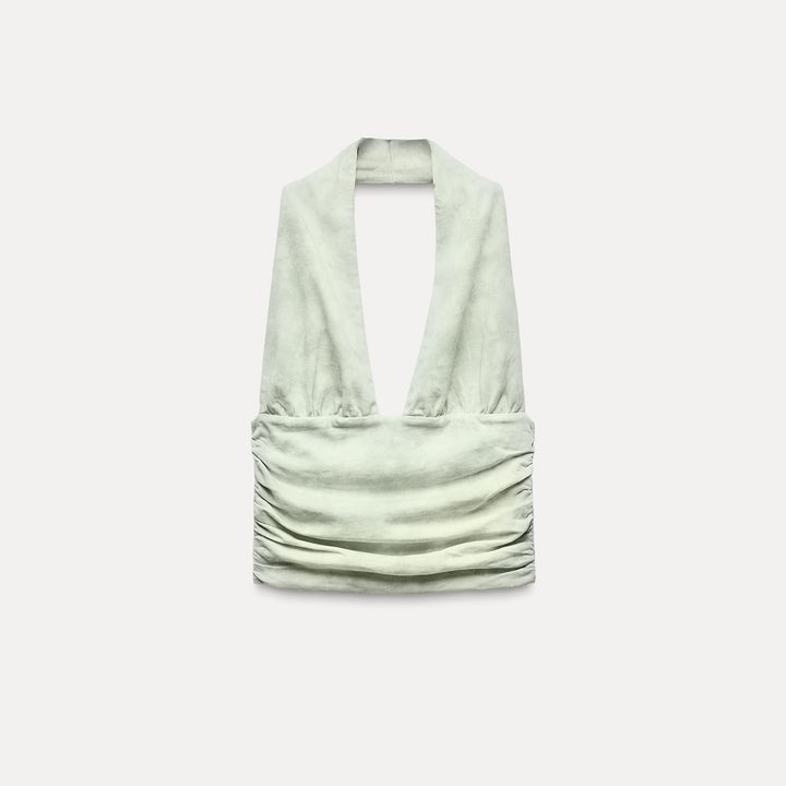 Moudda ZARA - Top Dos Nu en Coton Épais Tie-dye - Tunisie 1