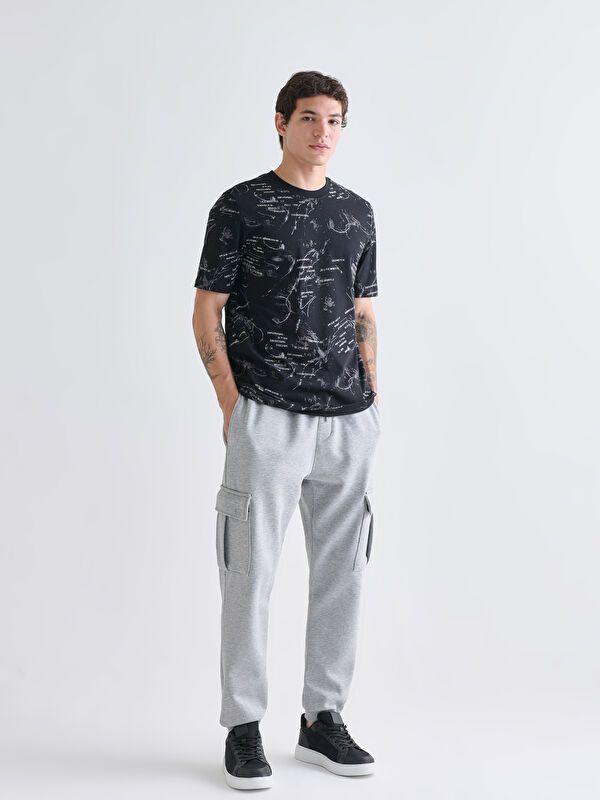 Moudda LC Waikiki - Pantalon en jersey Homme Mélange de gris - Tunisie 1