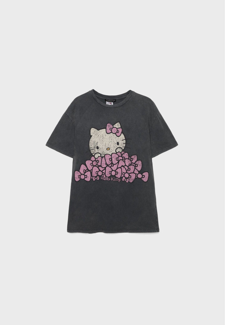 Moudda STRADIVARIUS - T-Shirt Oversize Hello Kitty - Tunisie 2