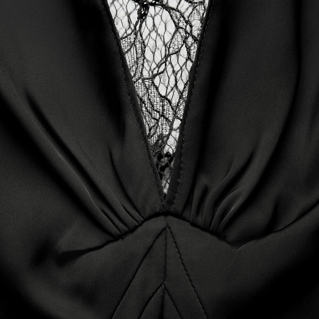 Moudda ZARA - Robe Longue à Dentelle au Décolleté - Tunisie 3