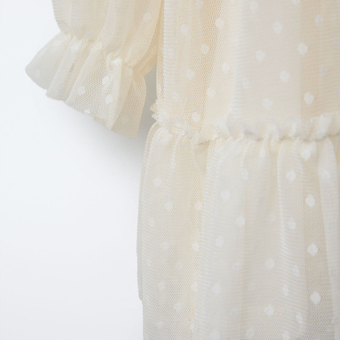 Moudda ZARA - Robe Enfant Plumetis - Volants (Ramadan) - Tunisie 4