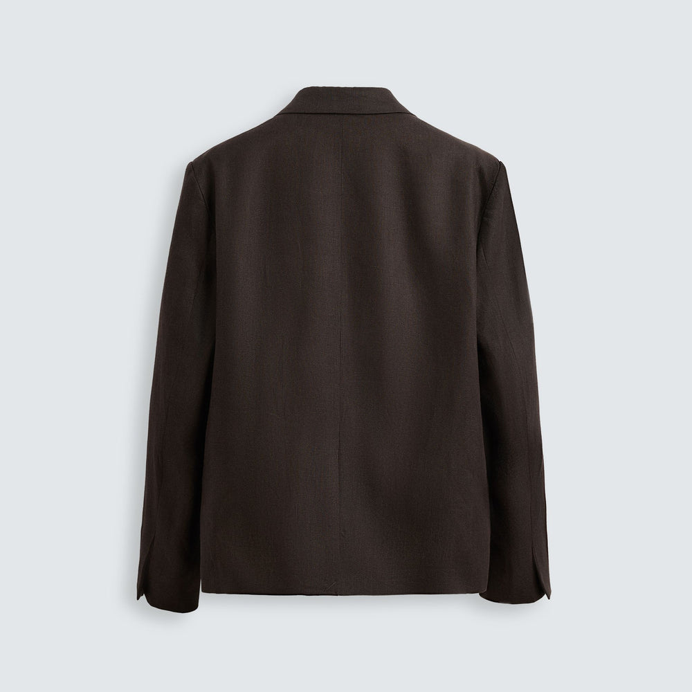 Moudda ZARA - Blazer - 100% Lin & Marron Chocolat - Tunisie 2