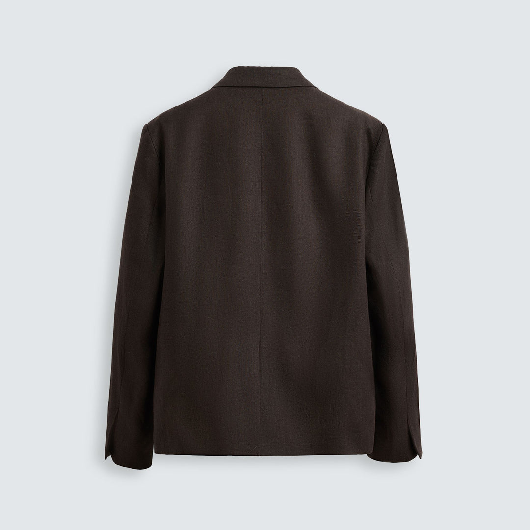 Moudda ZARA - Blazer - 100% Lin & Marron Chocolat - Tunisie 2