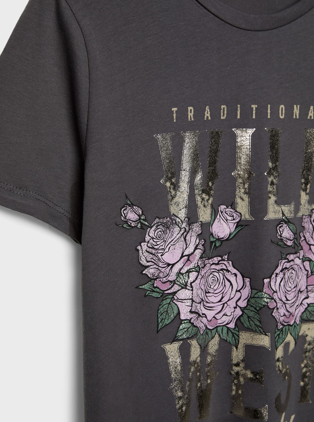Moudda STRADIVARIUS - T-Shirt Manches courtes Graphique Foil - Tunisie 1