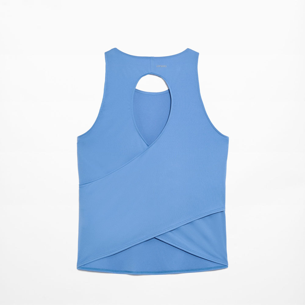Moudda Oysho - T-Shirt Demi-Manches Dos Croisé - Tunisie 2