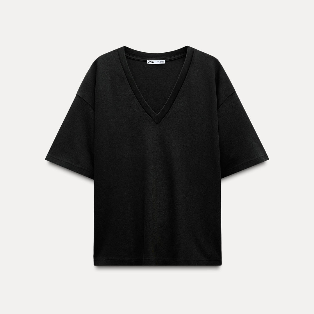 Moudda ZARA - Top Interlock Délavé Semi-Oversize - Tunisie 2