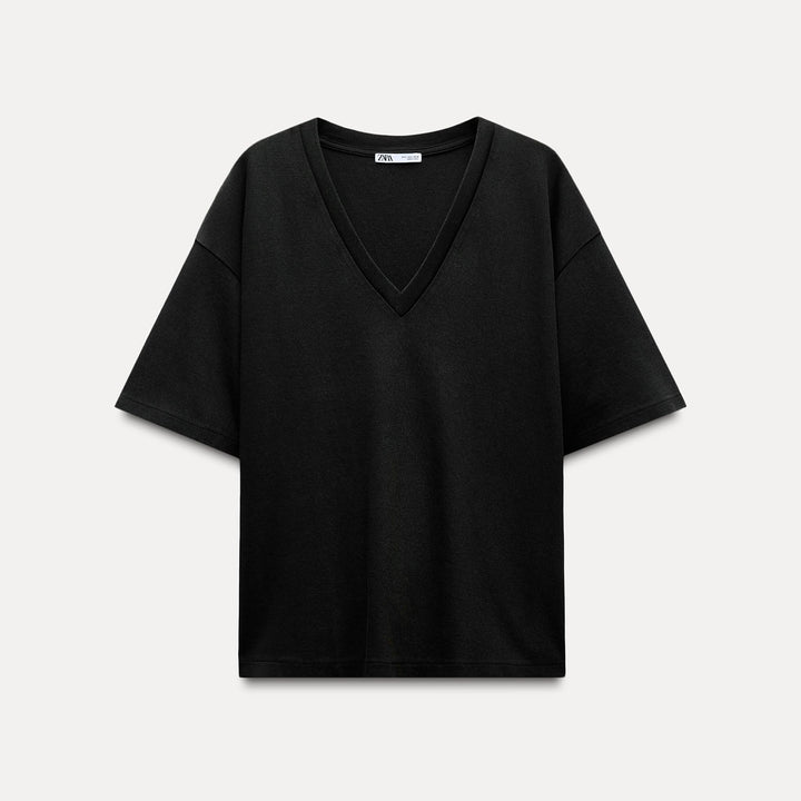 Moudda ZARA - Top Interlock Délavé Semi-Oversize - Tunisie 2