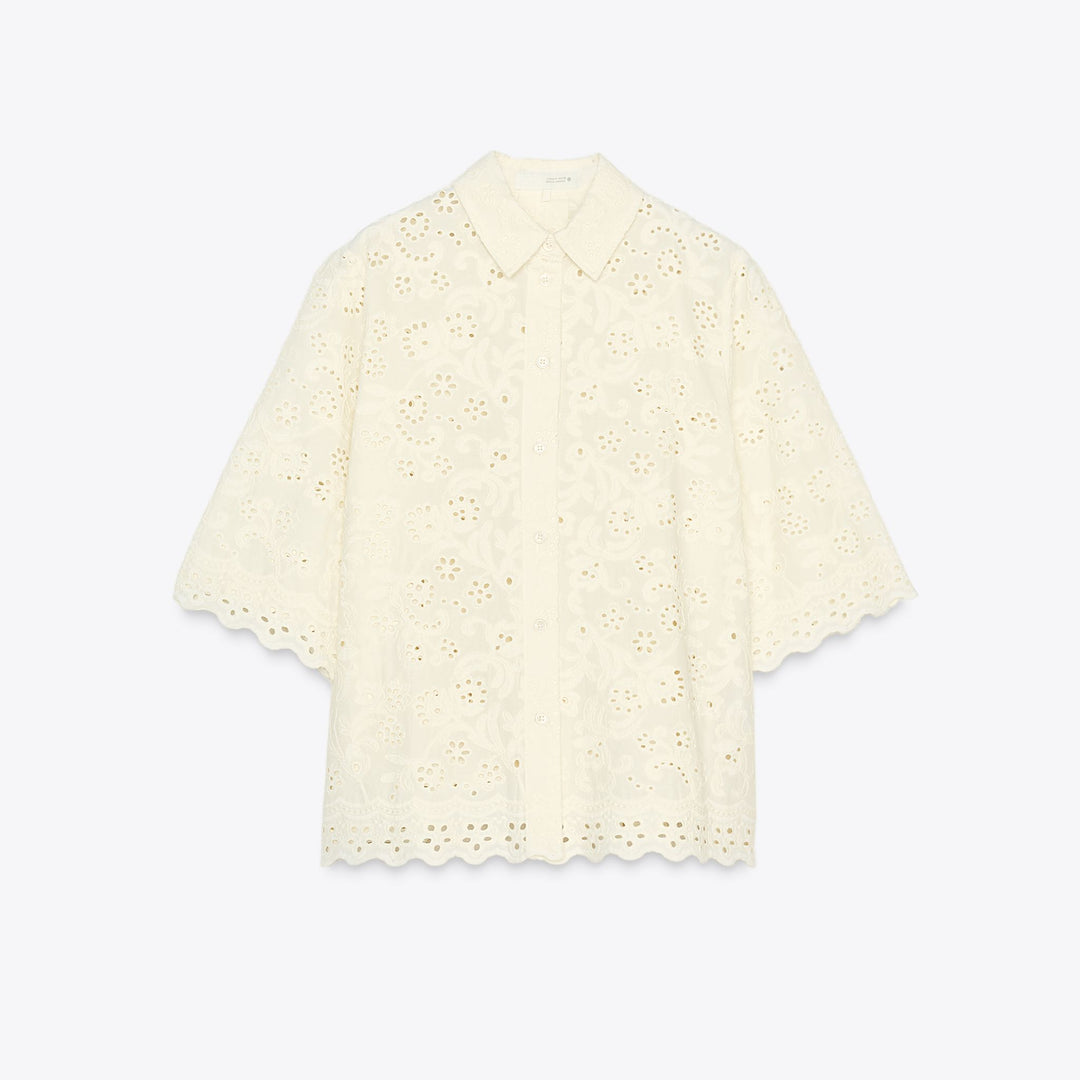 Moudda ZARA - Chemise Courte - Schiffli - Tunisie 1