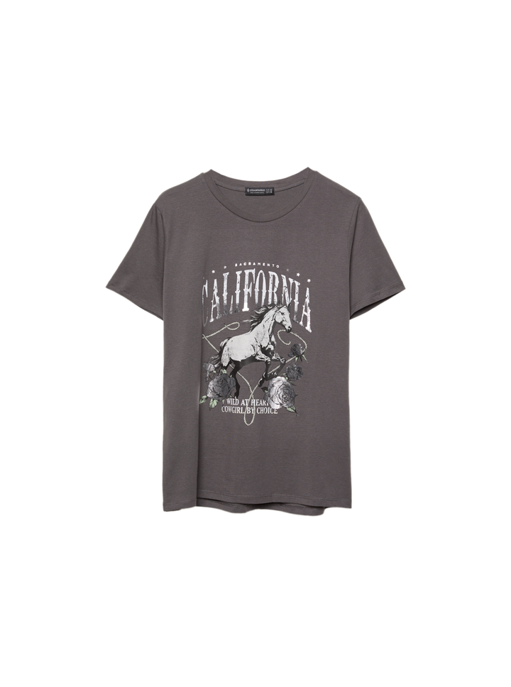 Moudda STRADIVARIUS - T-Shirt Foil Cowboy - Tunisie 4